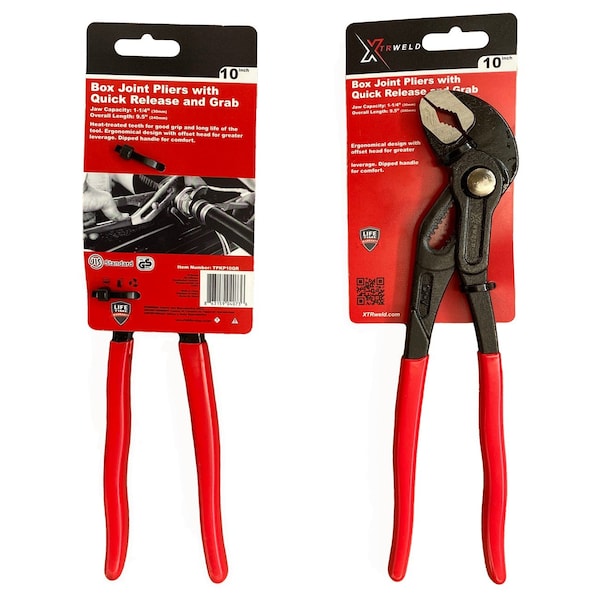 Xtrweld 16 in Pliers, Groove Joint, QR and Grab, Steel Black Oxide TPKP16QR - main
